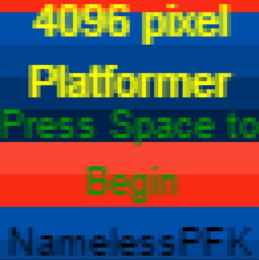 4096 Pixel Platformer (itch) - кадр 1