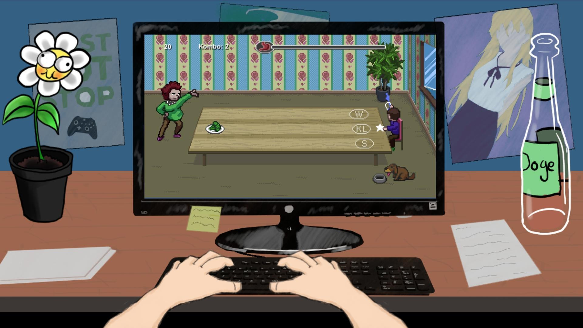 Grandma Feeding Frenzy (itch) - кадр 1