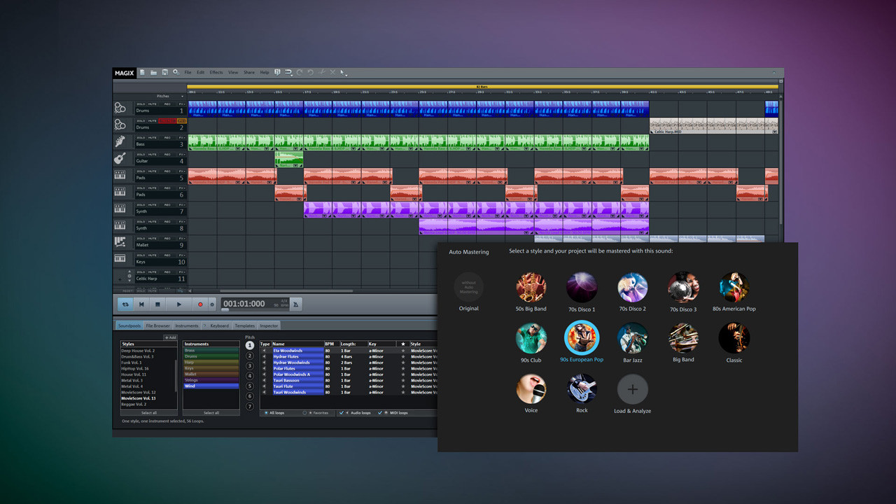 MAGIX Music Maker 2016 Live - кадр 2