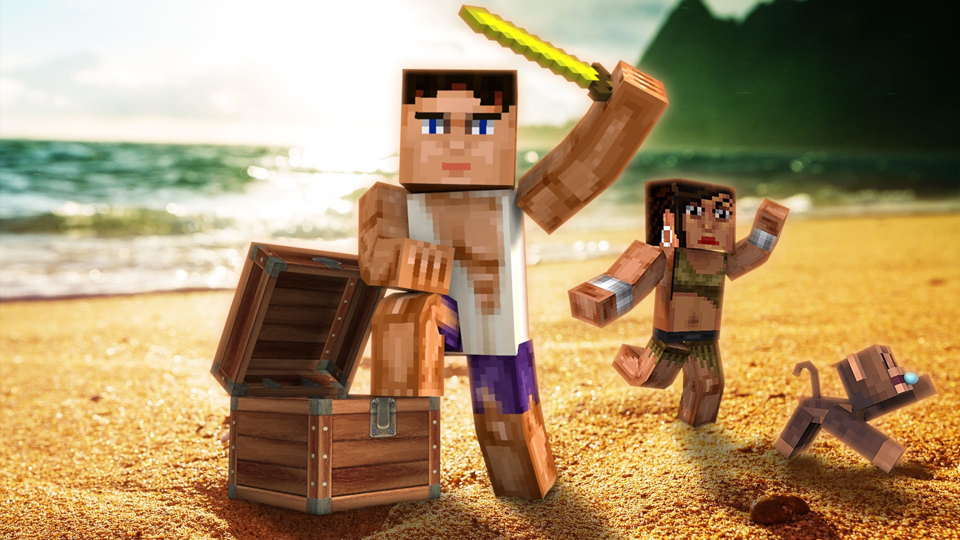 Cube Life: Island Survival - кадр 1