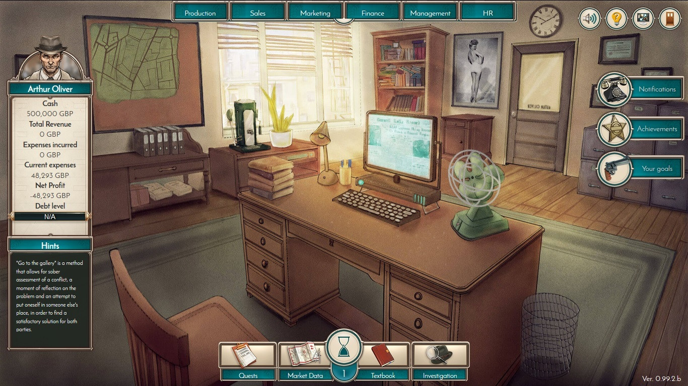 Coffee Noir - Business Detective Game - кадр 1