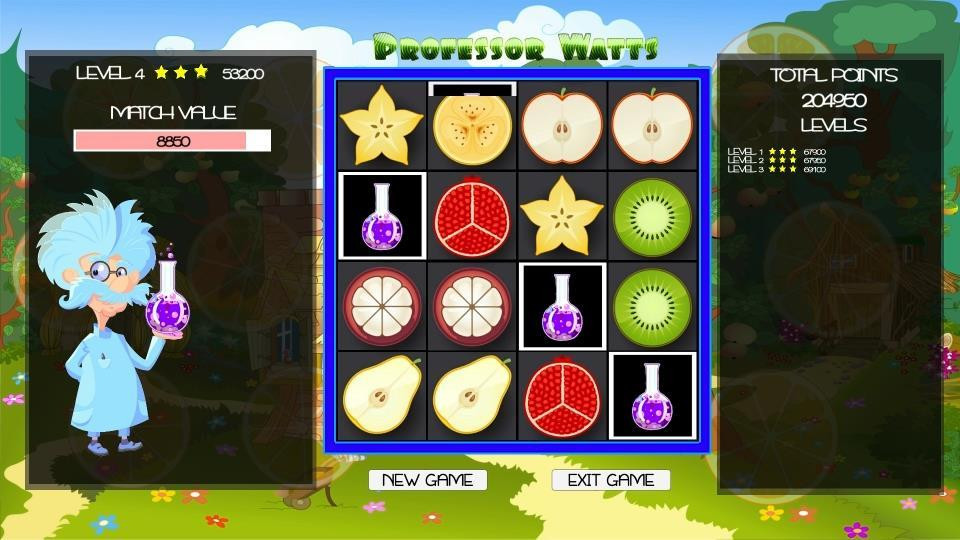 Professor Watts Memory Match: Fresh Fruit - кадр 1