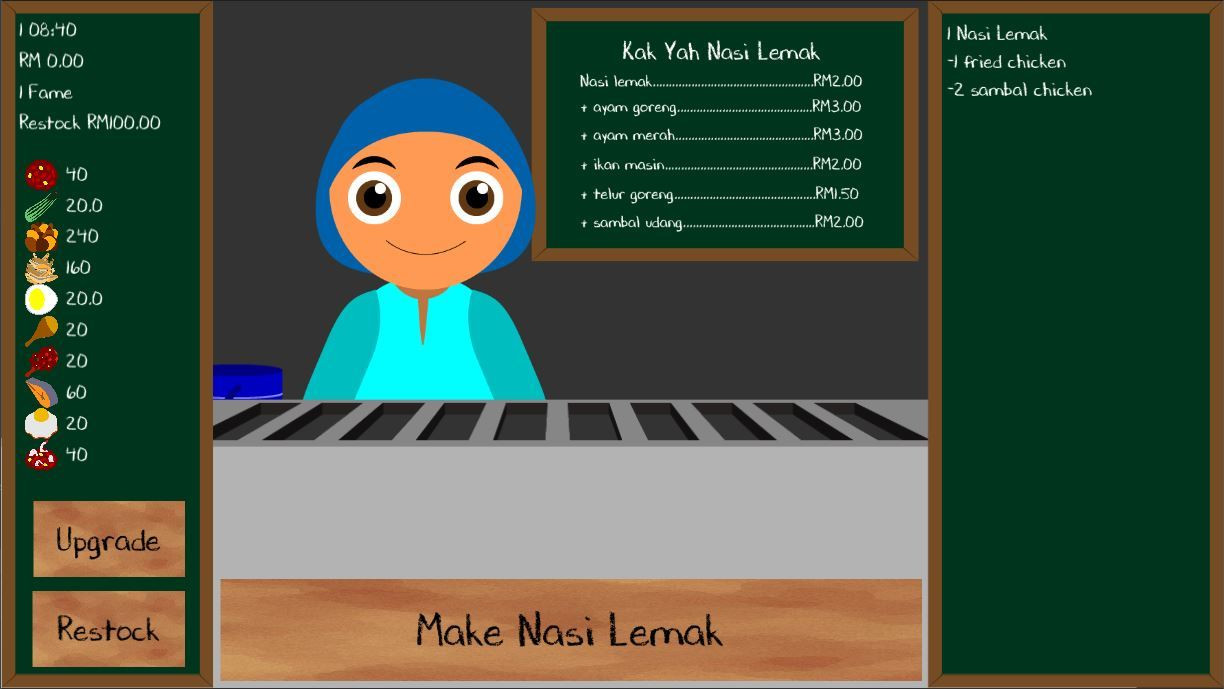 Kak Yah Nasi Lemak (itch) - кадр 1