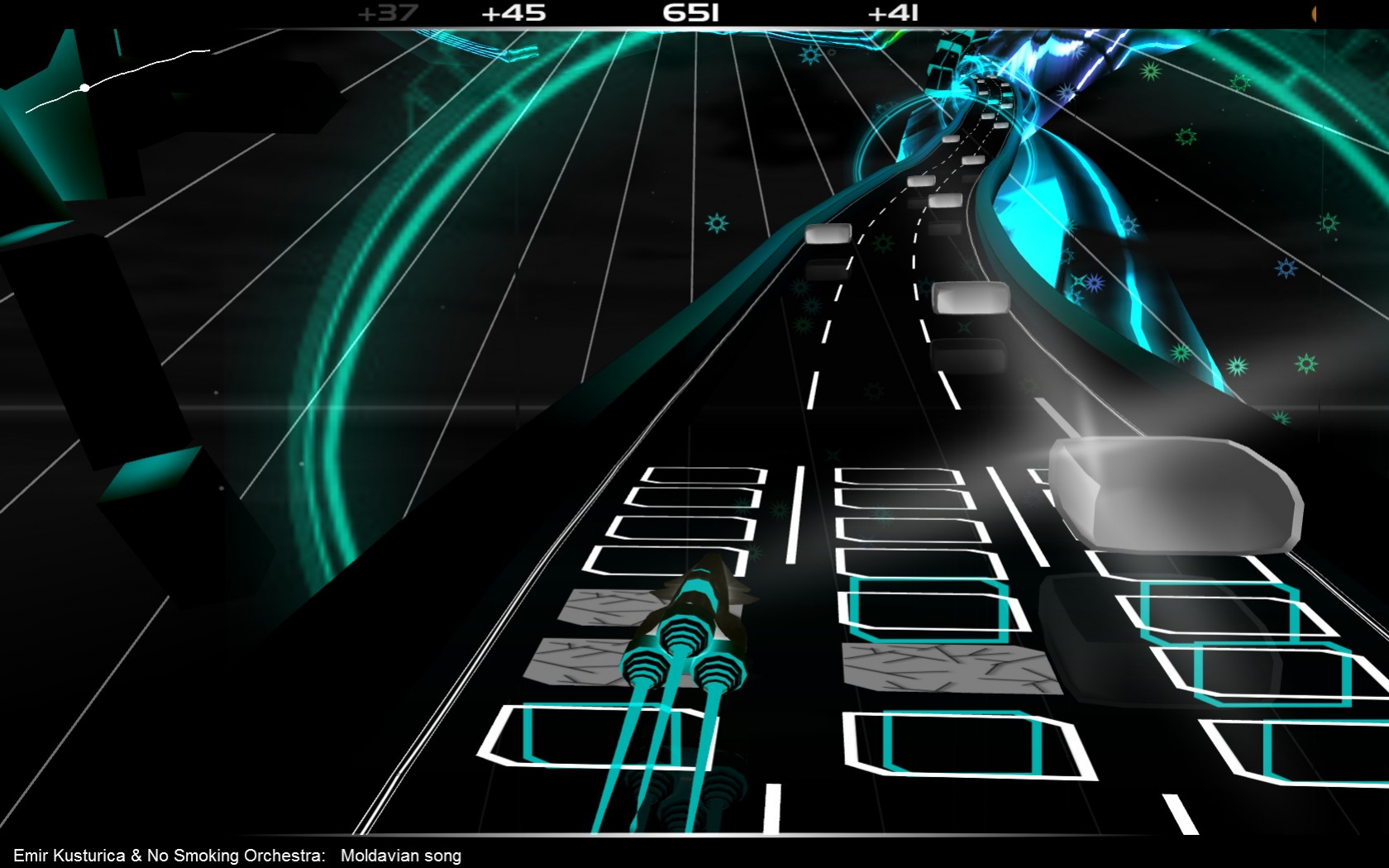 AudioSurf - кадр 2