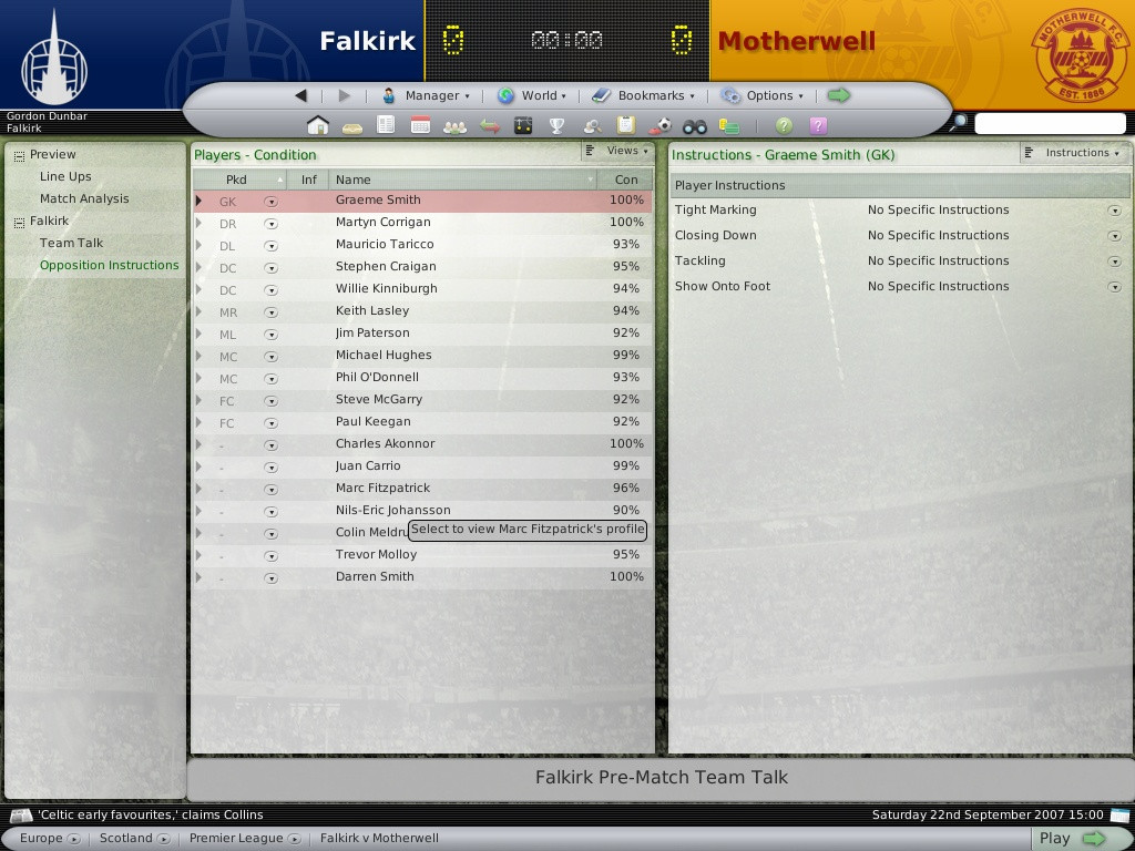 Football Manager 2008 - кадр 9