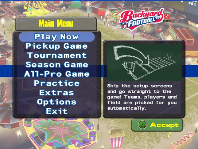Backyard Football 2009 - кадр 1