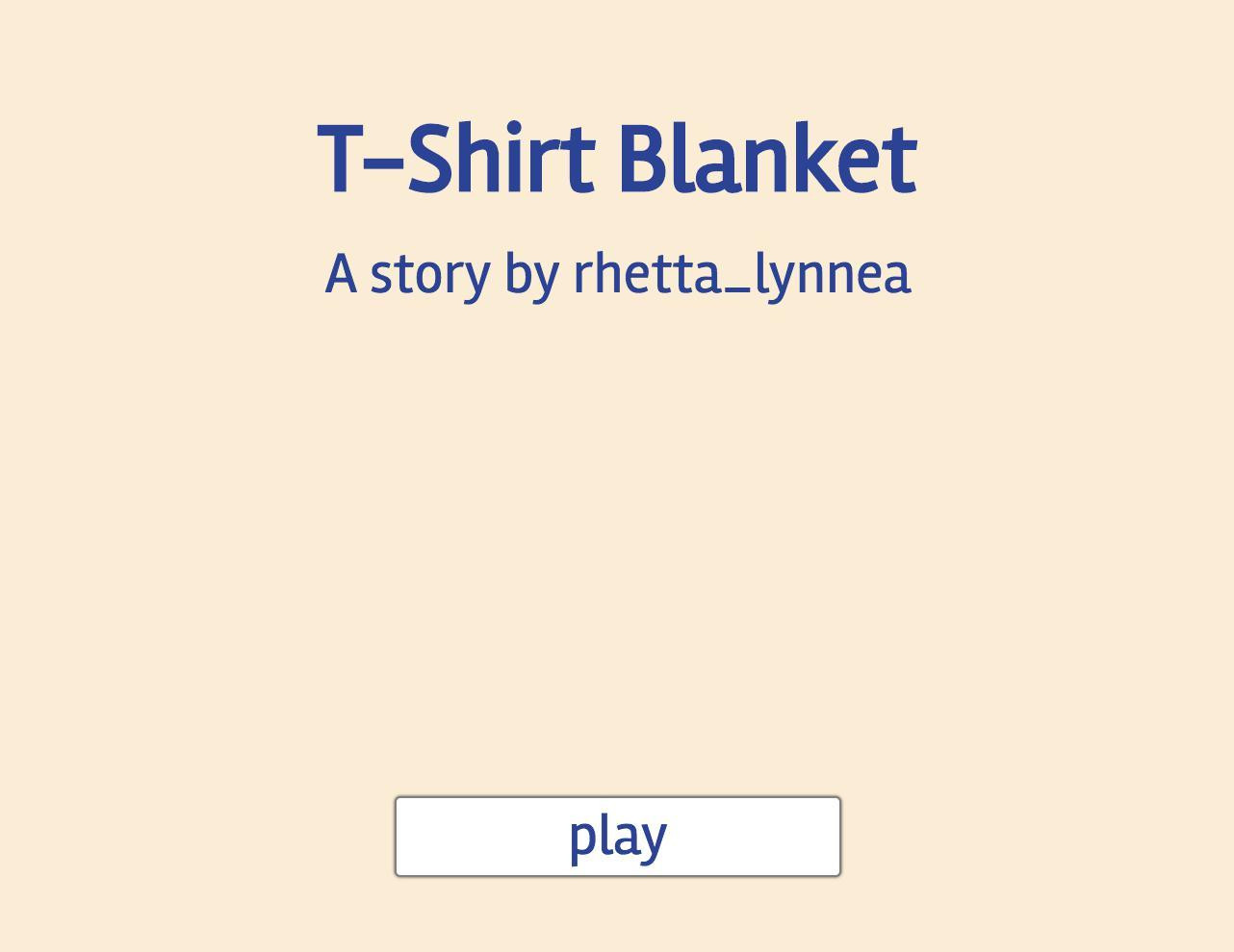 T-Shirt Blanket (itch) - кадр 1
