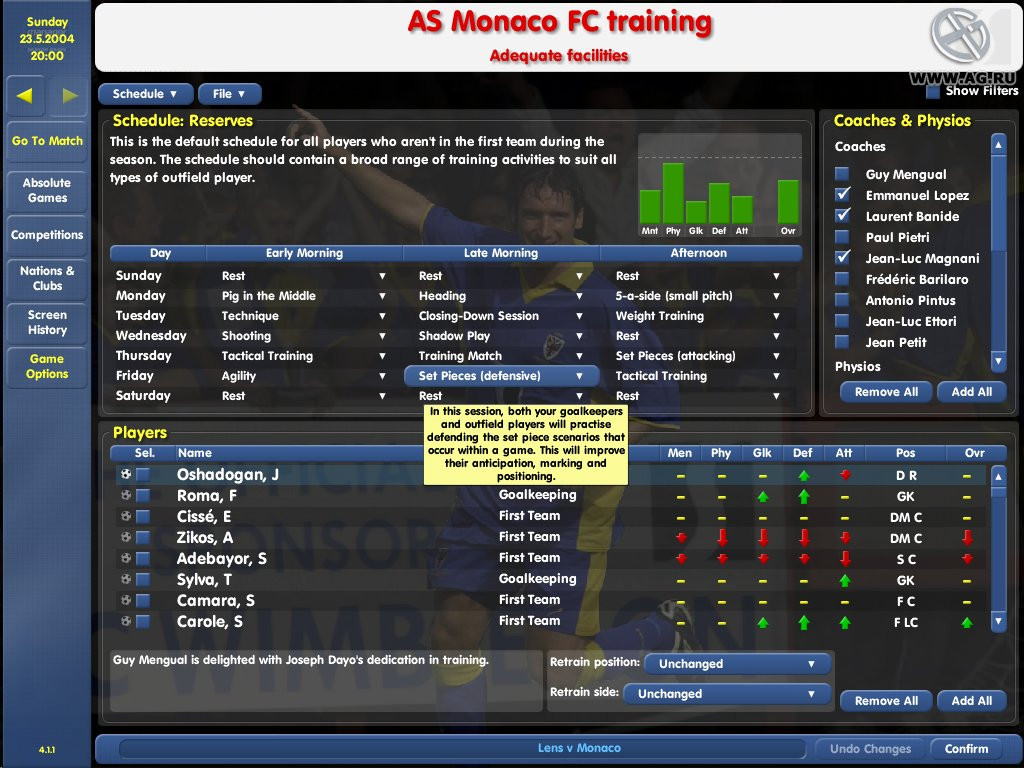 Championship Manager Season 03/04 - кадр 3