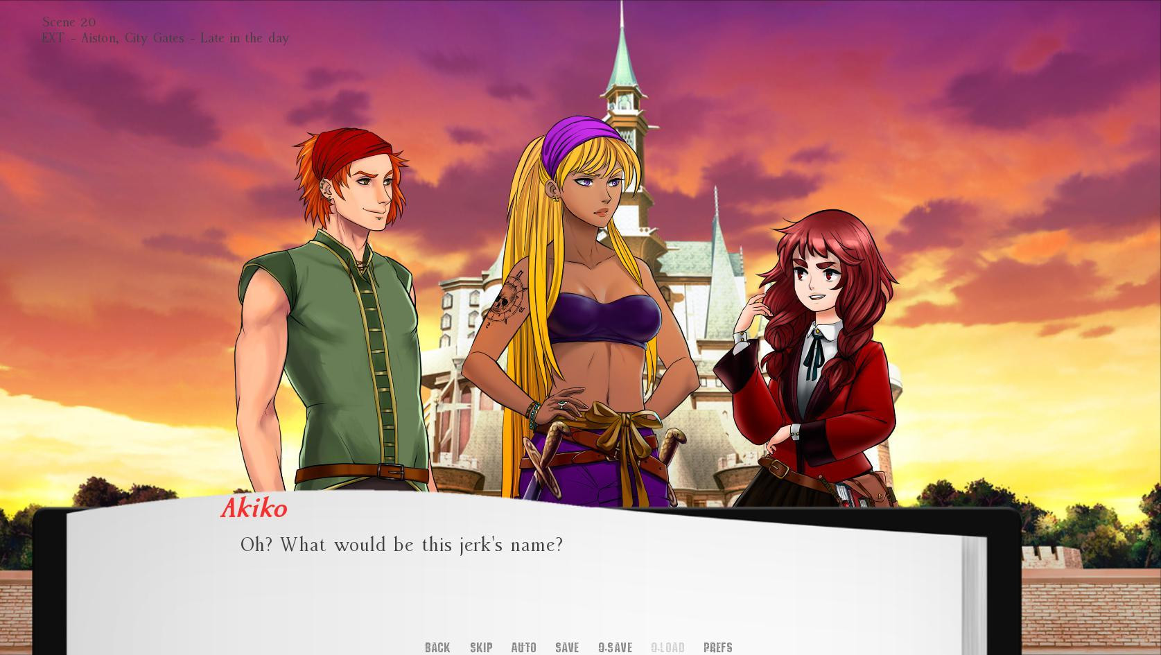 Dragon Tribe the Visual Novel Demo (itch) - кадр 1