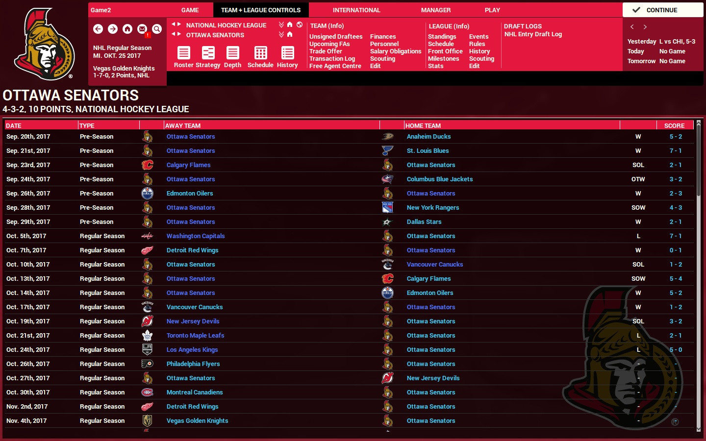 Franchise Hockey Manager 4 - кадр 2