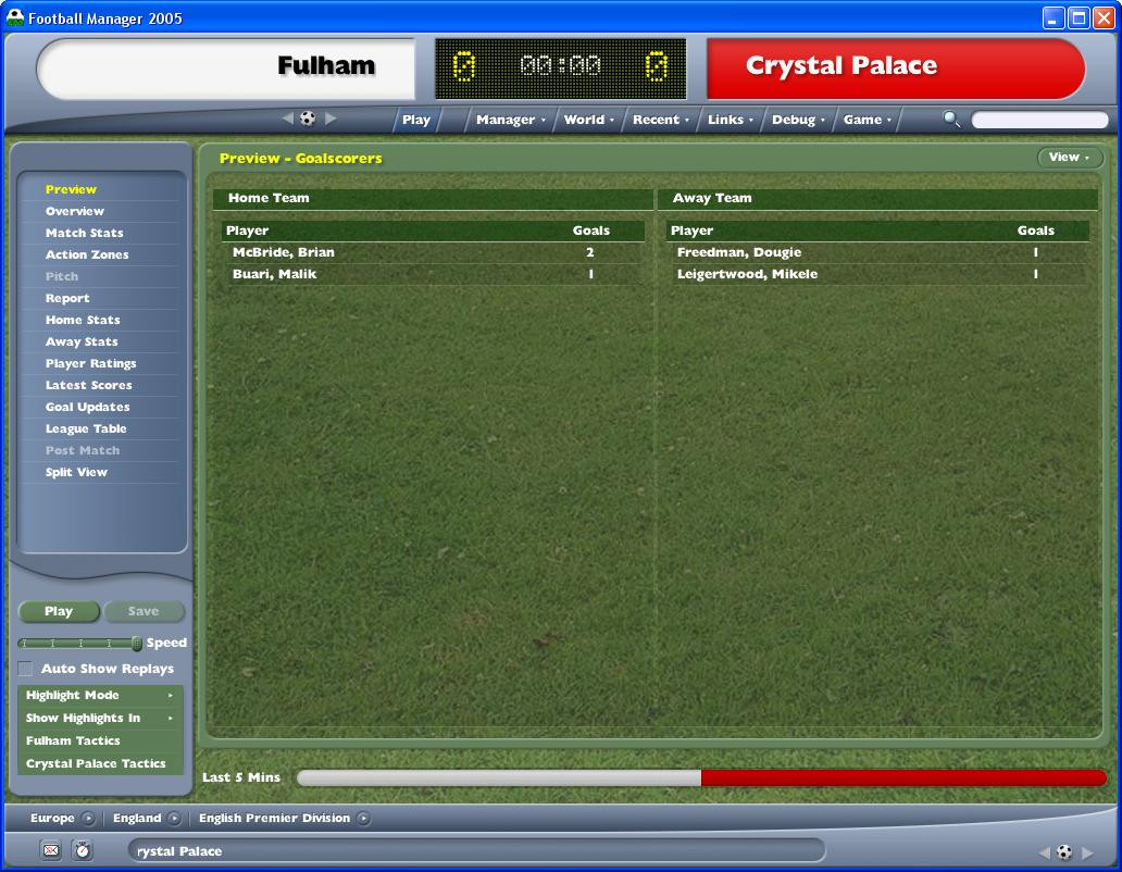 Football Manager 2005 - кадр 6