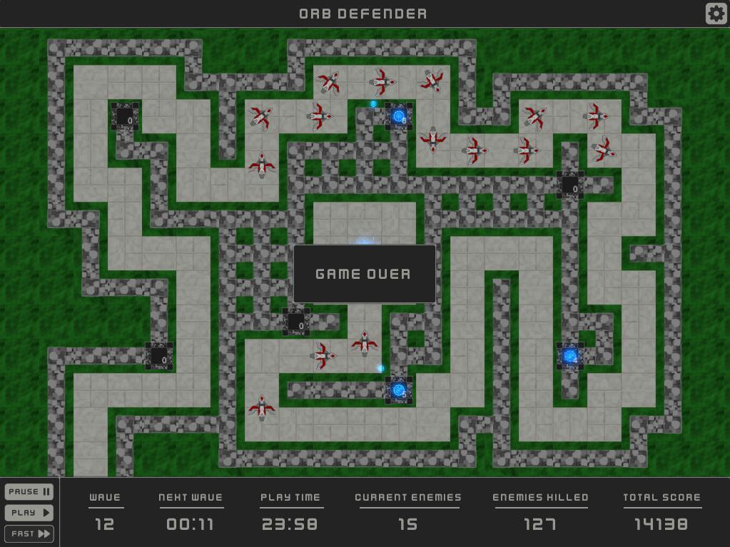 Orb Defender - LD43 (itch) - кадр 1