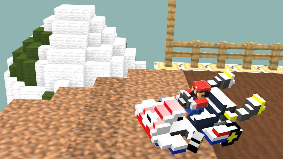 Minecraft Kart (demo) (itch) - кадр 1
