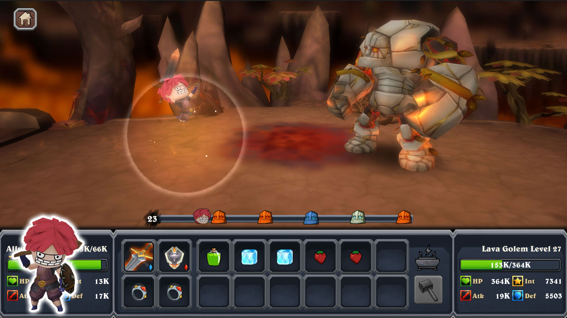 Clumsy Knights: Threats of Dragon - кадр 1
