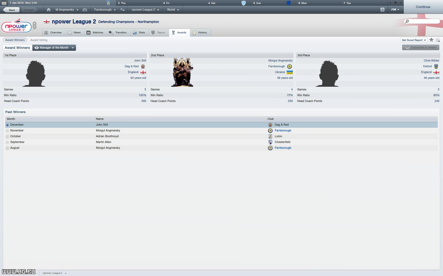 Football Manager 2012 - кадр 6