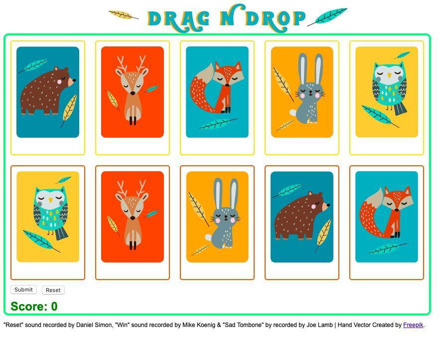 Drag N Drop — Test Game (itch) - кадр 1
