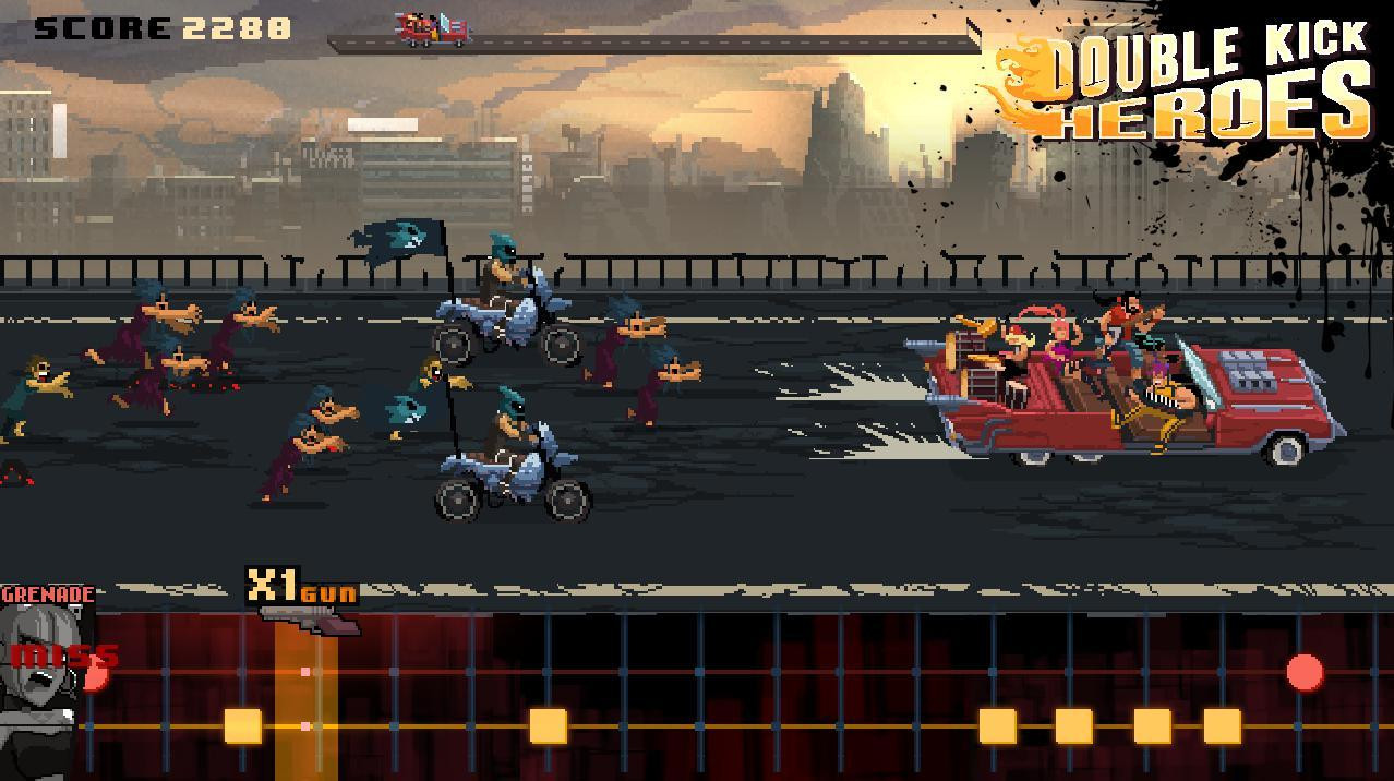 Double Kick Heroes: Demo (itch) - кадр 2