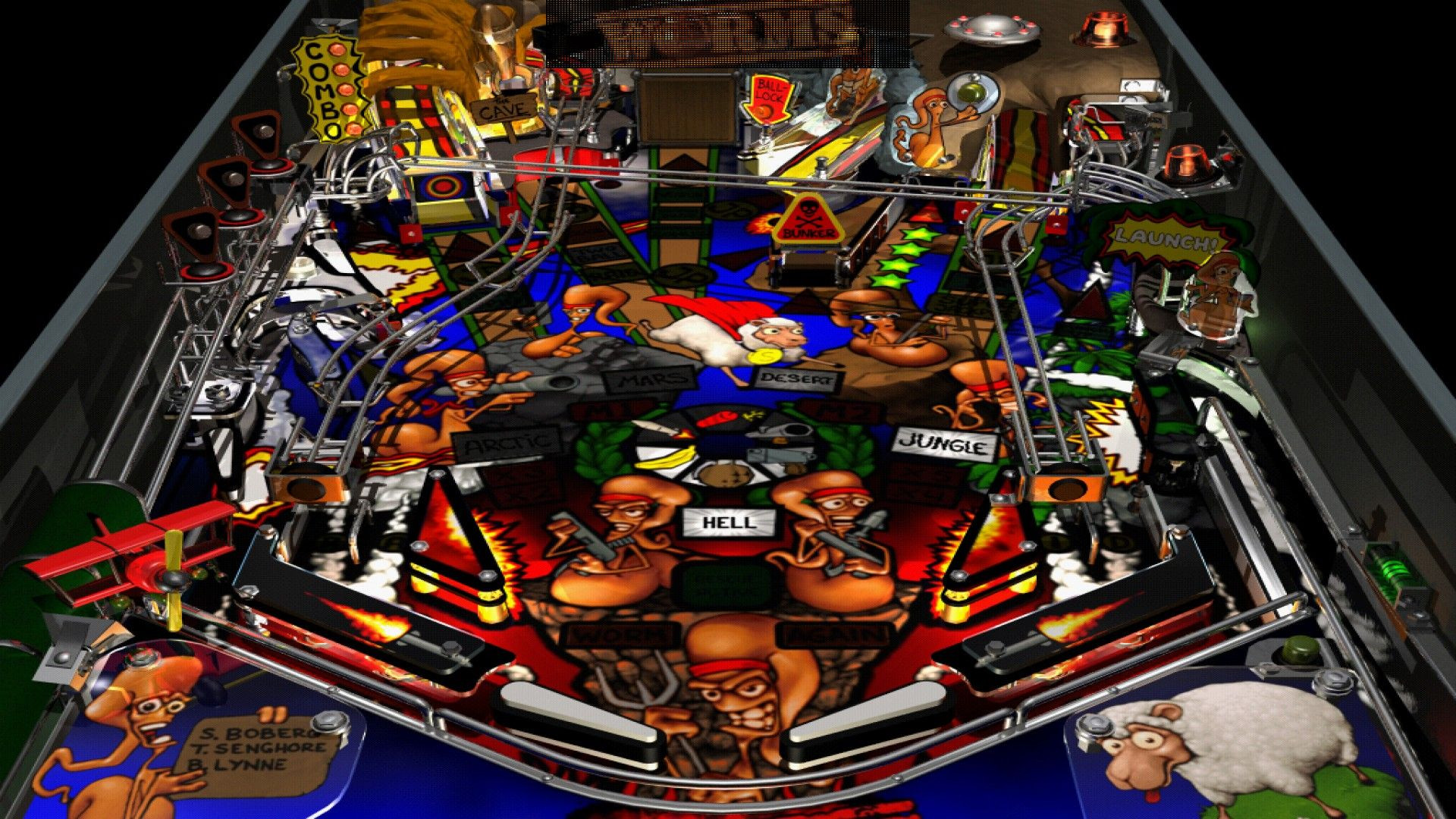 Worms Pinball - кадр 1