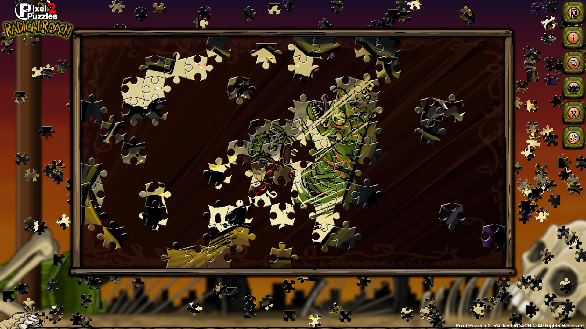 Pixel Puzzles 2: RADical ROACH - кадр 1
