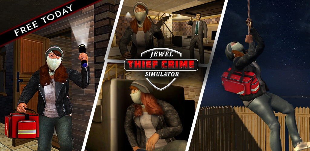 Crime City Jewel Thief Game:Bank Robbery Simulator (itch) - кадр 1