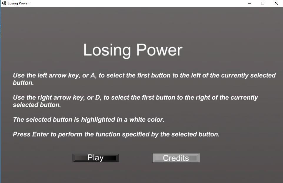 Losing Power (itch) - кадр 2