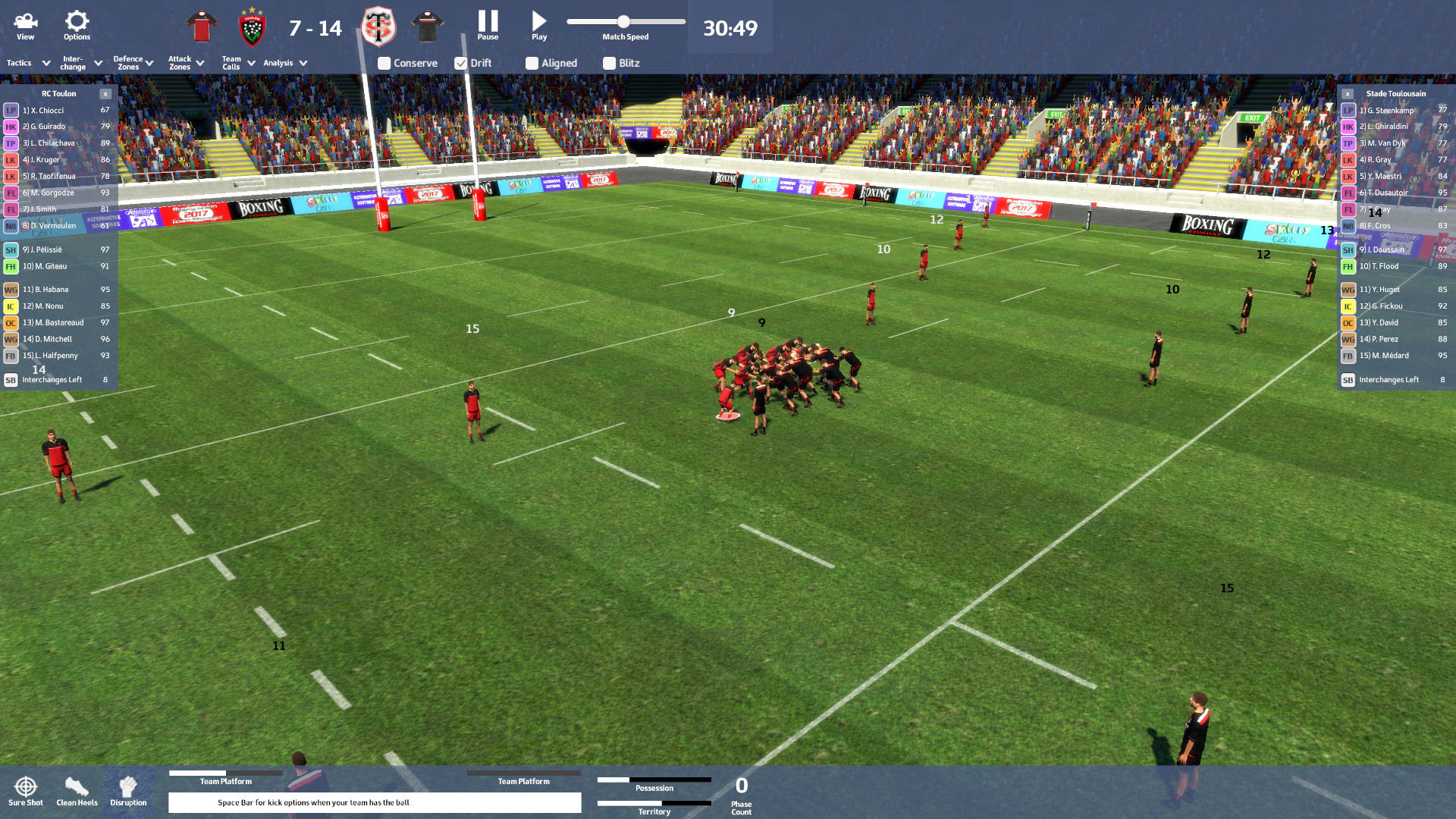 Rugby Union Team Manager 2017 - кадр 2