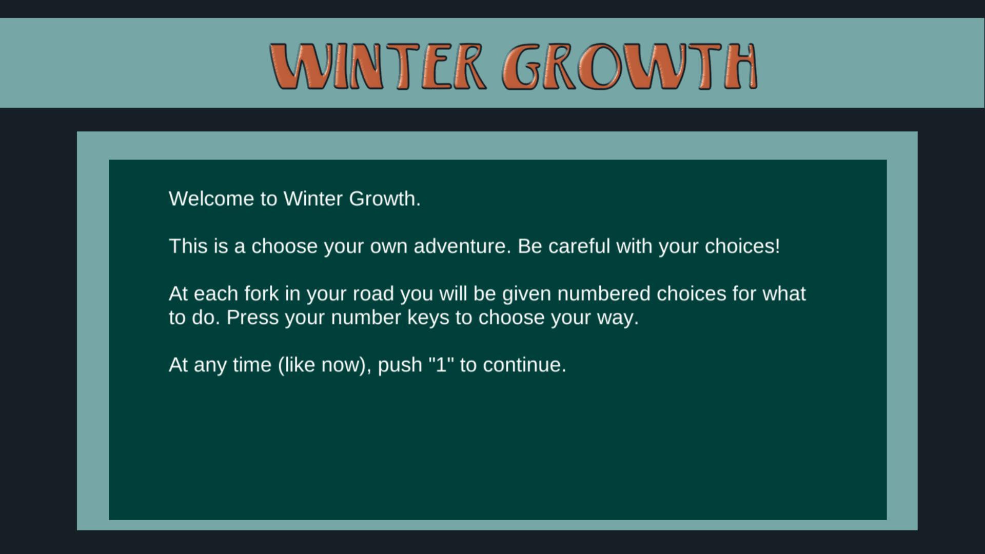 Winter Growth (itch) - кадр 1