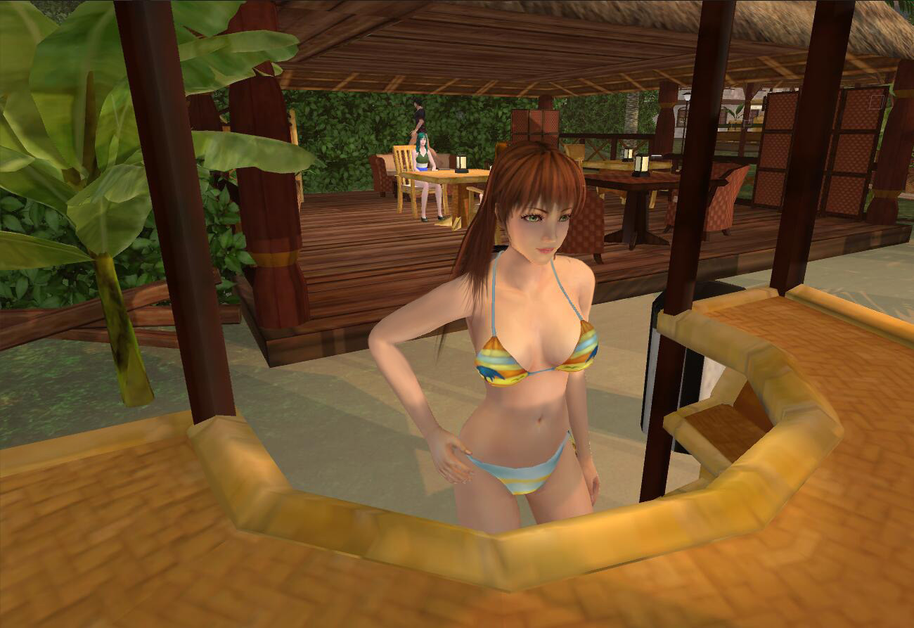 The beauties&zombies of beach for VR - кадр 1