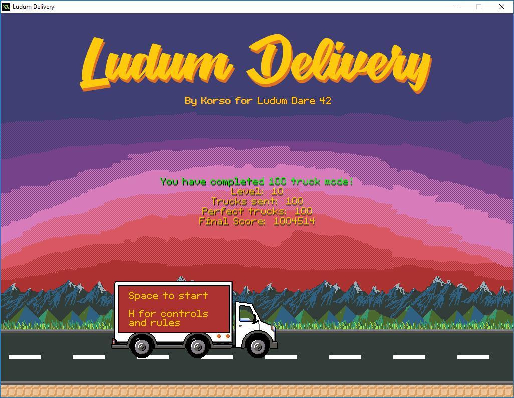 Ludum Delivery v1.1 (post-compo) (itch) - кадр 2