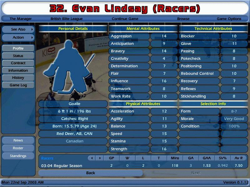 NHL Eastside Hockey Manager - кадр 9