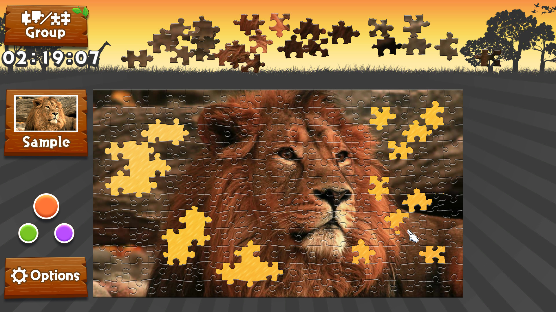 Wild Animals - Animated Jigsaws - кадр 1