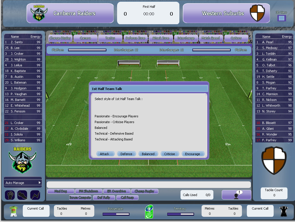 Rugby League Team Manager 2015 - кадр 6