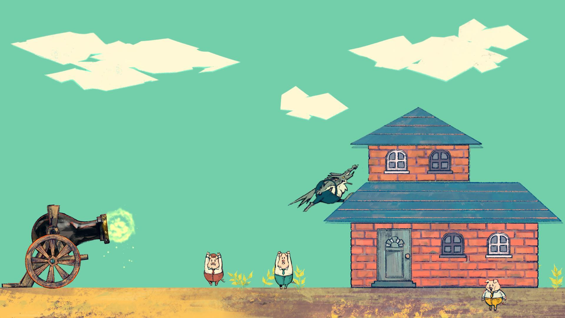 Three Little Pigs Returns - Revenge of Wolf (itch) - кадр 1