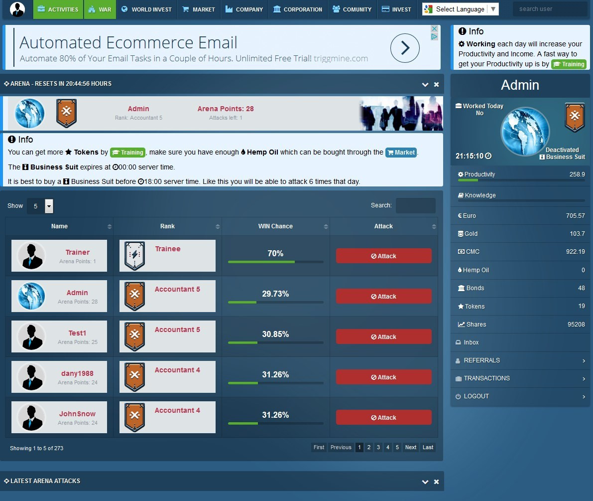 Corporation Master (itch) - кадр 1