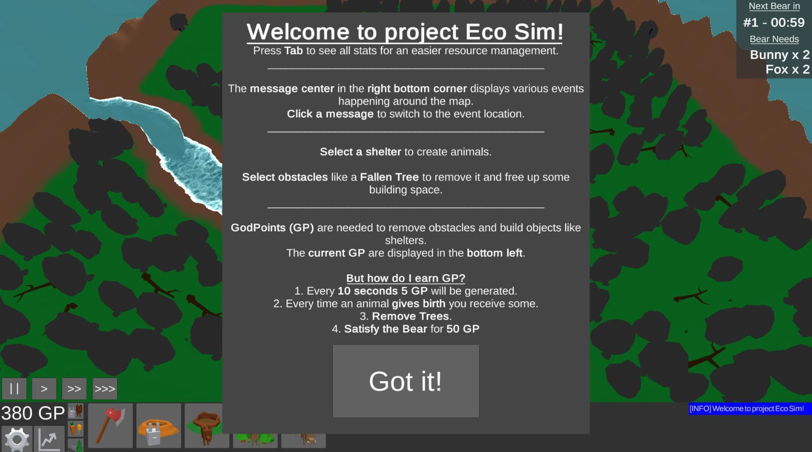 Student Project - Eco Sim (itch) - кадр 2
