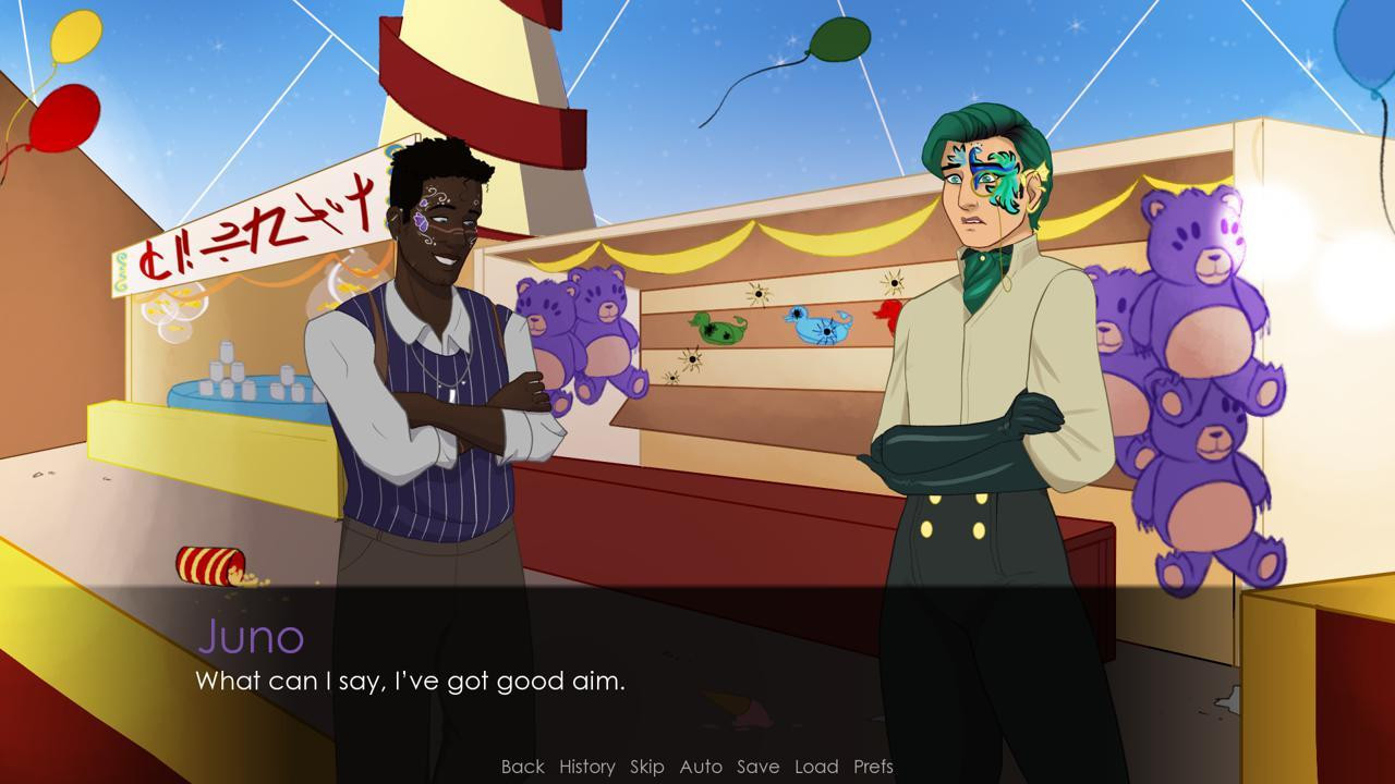 Thief of Hearts - A Juno Steel Dating Simulator (itch) - кадр 1