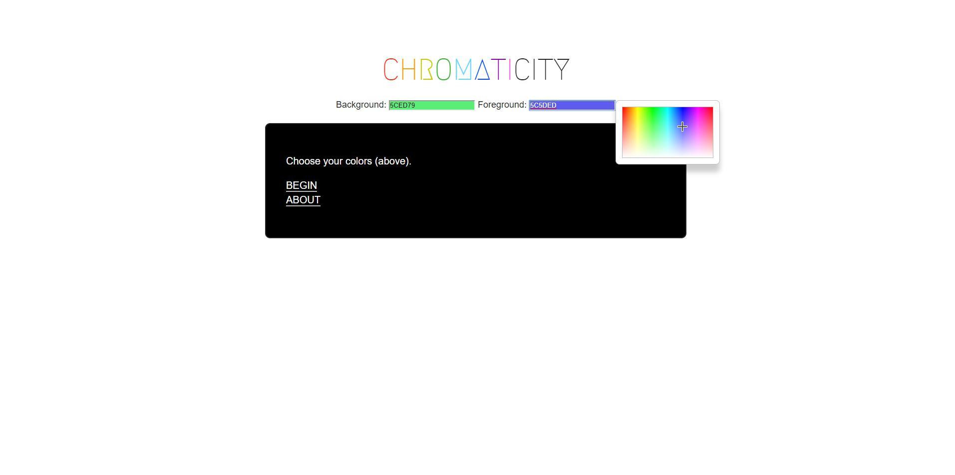 Chromaticity (itch) - кадр 1
