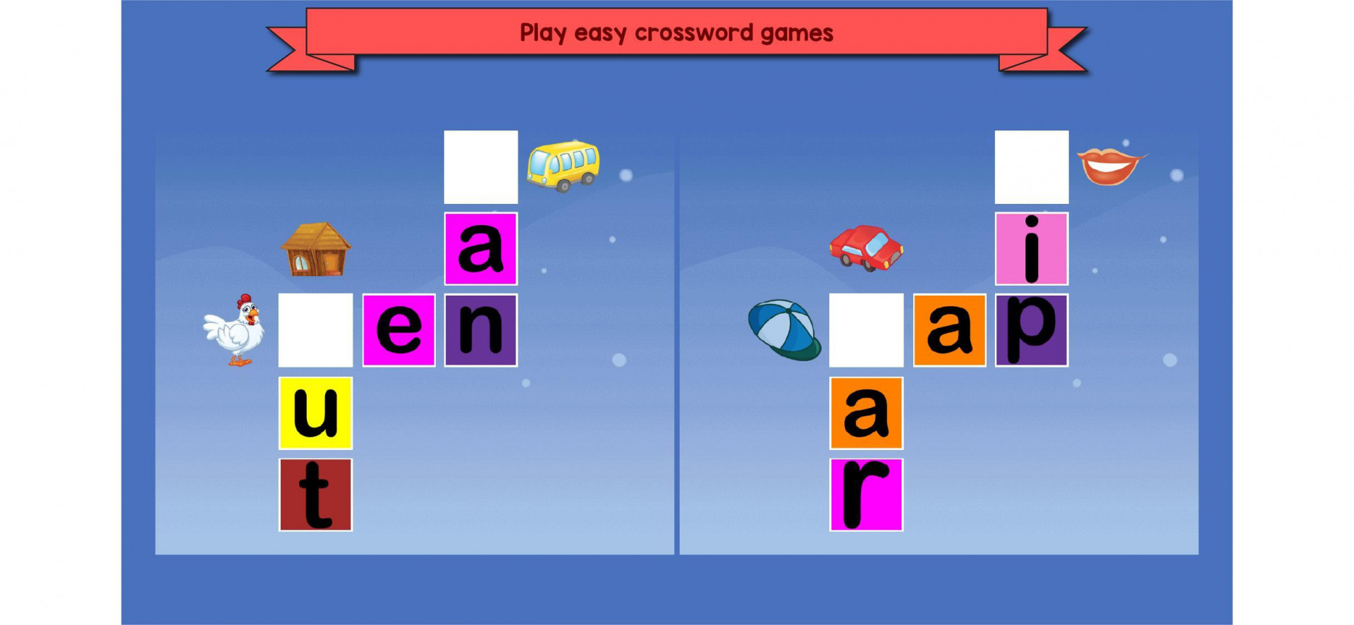 Kindergarten kids Learning English Rhyming Words - кадр 1