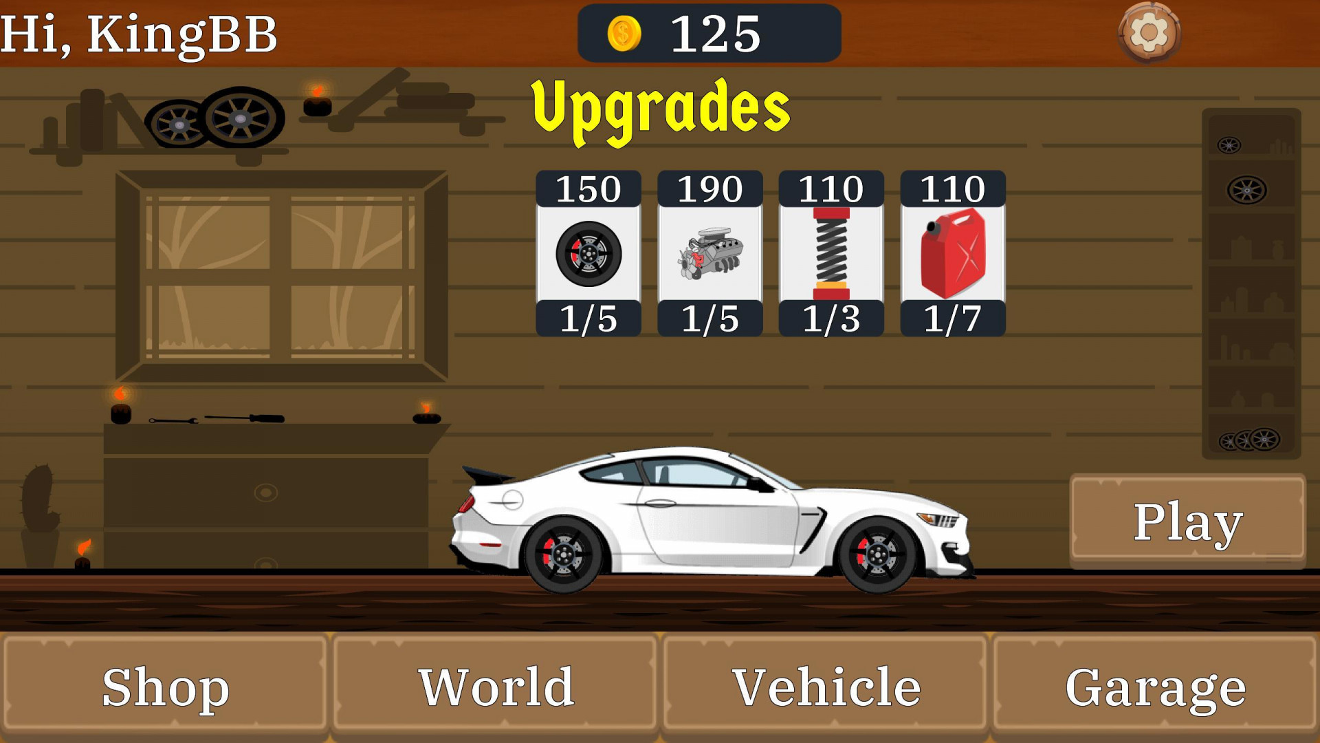Racing The Undead - 2D Physics Racing (itch) - кадр 1