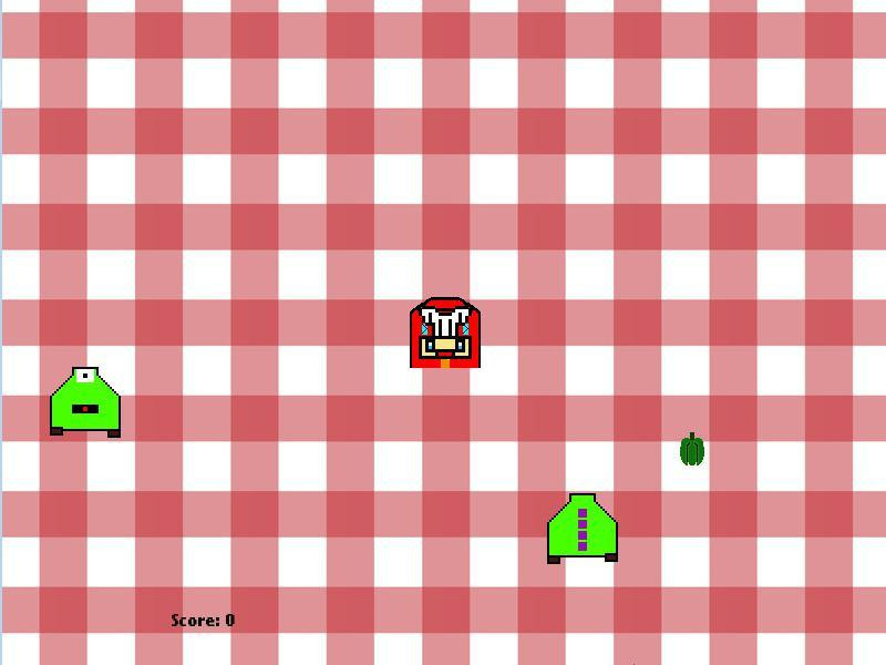 Pizza Vs. Aliens (itch) - кадр 2