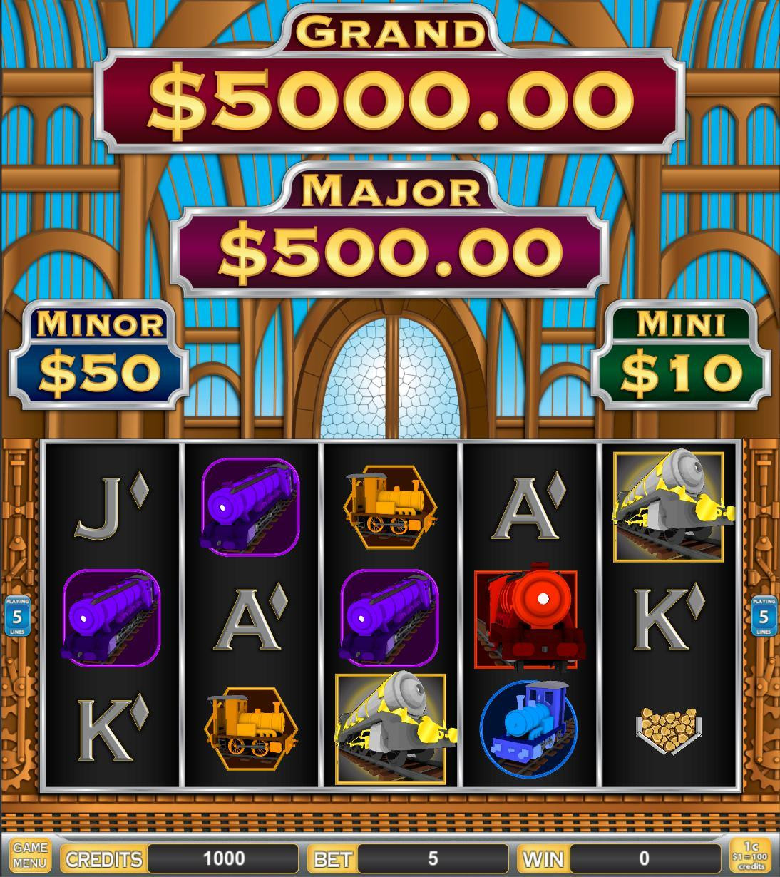 Grand Locomotion (Slot machine) (itch) - кадр 1