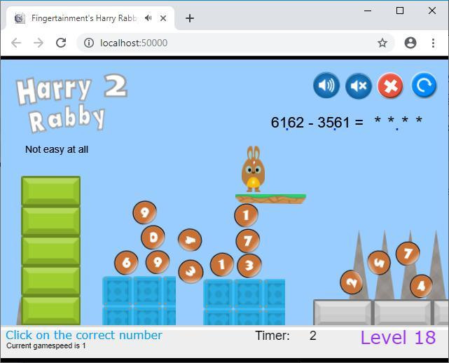 HarryRabby 2 Subtraction with 2 Decimal Places FREE (itch) - кадр 1
