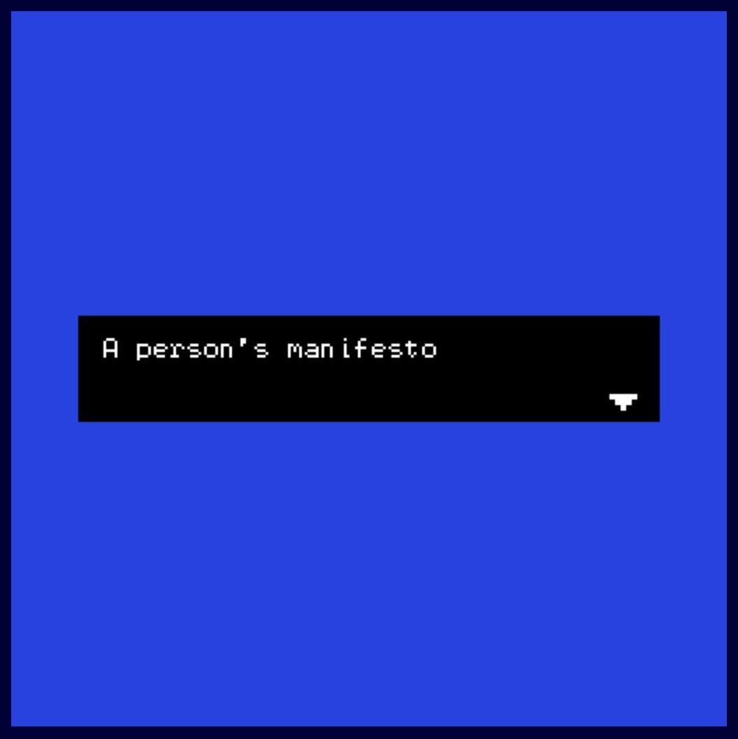 a persons manifesto (itch) - кадр 1
