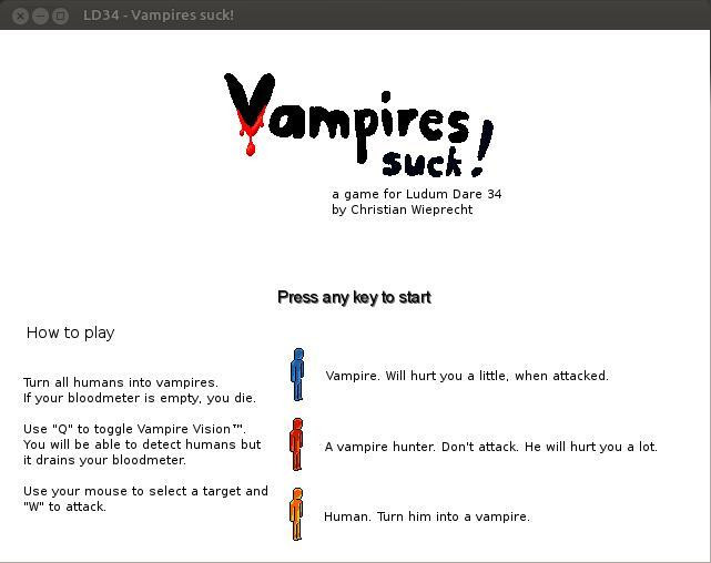 Vampires suck! (itch) - кадр 1