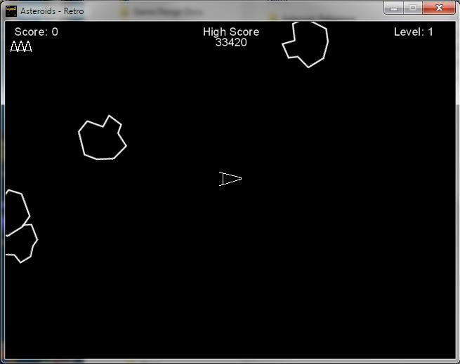 Asteroids-Retro (itch) - кадр 1