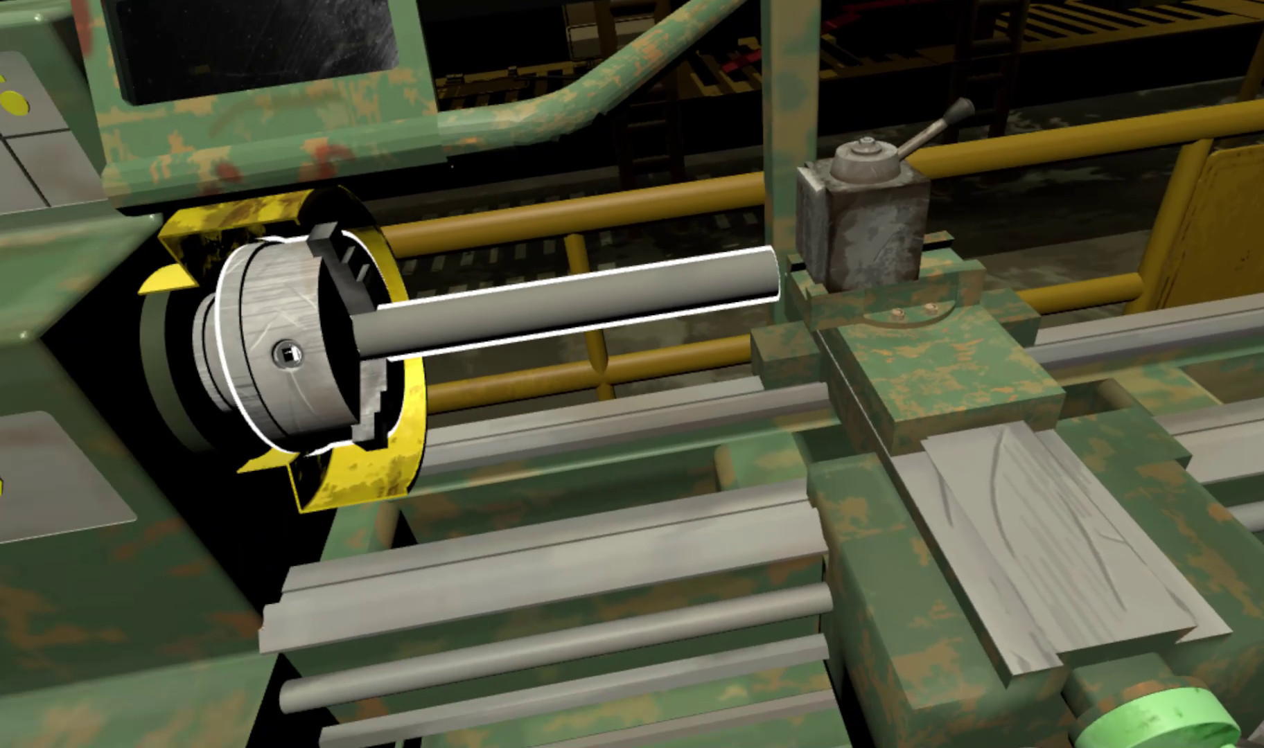 Lathe Safety Simulator - кадр 1