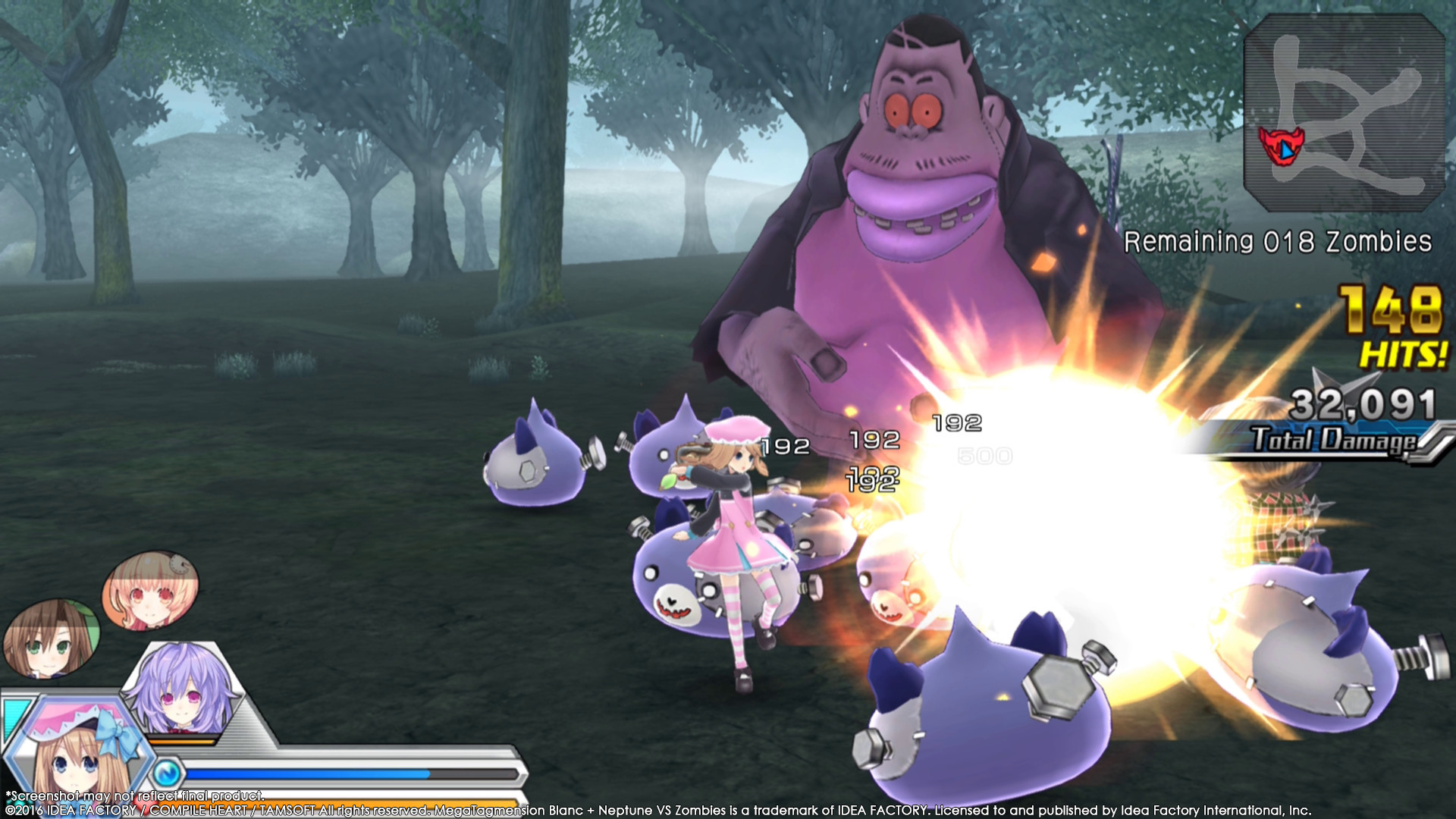 MegaTagmension Blanc + Neptune VS Zombies (Neptunia) - кадр 2