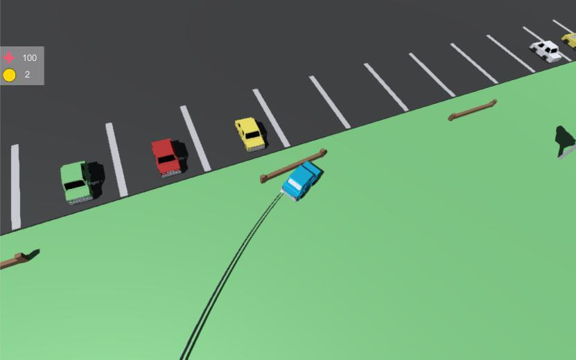 3D Isometric - Car Police Chase Driver Racing KIT (itch) - кадр 1