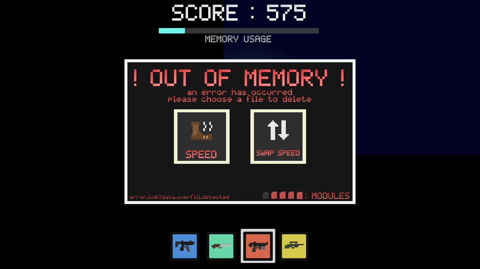 Out Of Memory (Xenon) (itch) - кадр 1