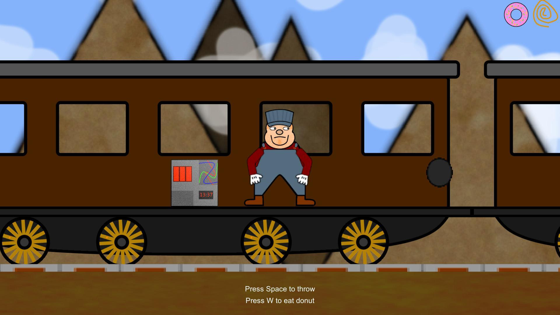 Jerry The Donut Eating Engine Driver (itch) - кадр 1